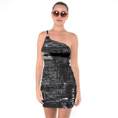 Grunde One Soulder Bodycon Dress by LalaChandra