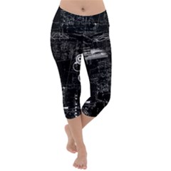 Grunde Lightweight Velour Capri Yoga Leggings by LalaChandra