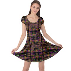 Surrounded By  Ornate  Loved Candle Lights In Starshine Cap Sleeve Dress by pepitasart