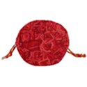 Red Pattern Technology Background Drawstring Bucket Bag View3