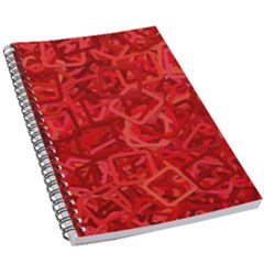 Red Pattern Technology Background 5 5  X 8 5  Notebook by Mariart