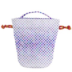 Star Curved Background Geometric Drawstring Bucket Bag by Mariart