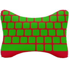 Keyboard Keys Computer Input Pc Seat Head Rest Cushion by Pakrebo