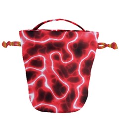 Pattern Background Abstract Drawstring Bucket Bag by Pakrebo