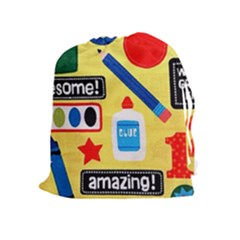 Fabric Cloth Textile Clothing Drawstring Pouch (xl) by Pakrebo