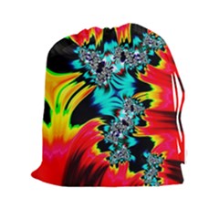 Fractal Mandelbrot Art Wallpaper Drawstring Pouch (xxl) by Pakrebo