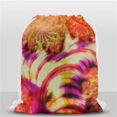 Fractal Mandelbrot Art Wallpaper Drawstring Bag (small) by Pakrebo