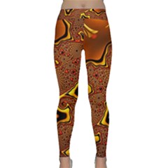 Fractal Julia Mandelbrot Art Classic Yoga Leggings by Pakrebo