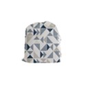 Geometric Triangle Modern Mosaic Drawstring Pouch (Small) View1
