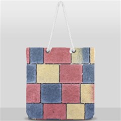 Model Mosaic Wallpaper Texture Full Print Rope Handle Tote (large) by Pakrebo