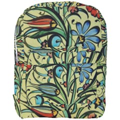 Mosaic Tile Art Ceramic Colorful Full Print Backpack by Pakrebo