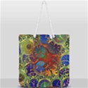 Time Clock Distortion Full Print Rope Handle Tote (Large) View2