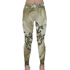 A Touch Of Vintage Classic Yoga Leggings by FantasyWorld7