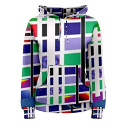 Color Graffiti Pattern Geometric Women s Pullover Hoodie by Pakrebo