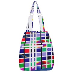 Color Graffiti Pattern Geometric Center Zip Backpack by Pakrebo