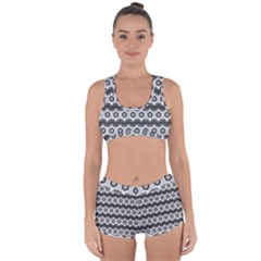 Pattern Abstract Desktop Wallpaper Racerback Boyleg Bikini Set by Pakrebo