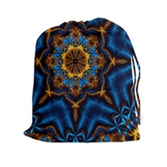 Pattern Abstract Background Art Drawstring Pouch (xxl) by Pakrebo
