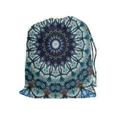 Pattern Abstract Background Art Drawstring Pouch (xl) by Pakrebo