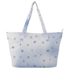Simple Minimal Shapes Brushes Design Full Print Shoulder Bag by LoolyElzayat