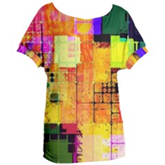 Too Square, Don t Care  Women s Oversized Tee by WensdaiAmbrose