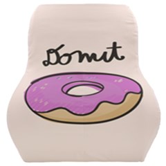 Donuts Sweet Food Car Seat Back Cushion  by Mariart