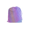 Diagonal Line Design Art Drawstring Pouch (Medium) View1