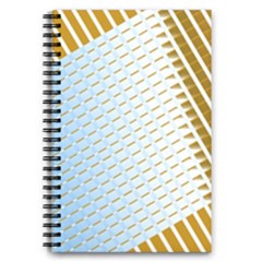 Diagonal Seamless Line Design 5 5  X 8 5  Notebook by LoolyElzayat