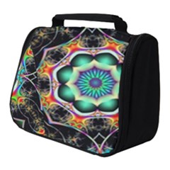 Fractal Chaos Symmetry Psychedelic Full Print Travel Pouch (small) by Pakrebo