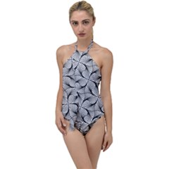 Abstract Seamless Pattern Go With The Flow One Piece Swimsuit by Pakrebo