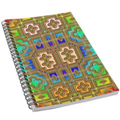 Background Image Tile Geometric 5 5  X 8 5  Notebook by Pakrebo