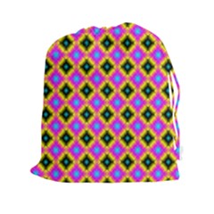 Tile Background Image Design Drawstring Pouch (xxl) by Pakrebo