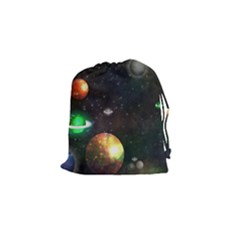Galactic Drawstring Pouch (small) by WensdaiAmbrose