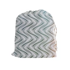 Abstract Geometric Line Art Drawstring Pouch (xl) by Pakrebo