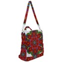Mandala Fractal Graphic Design Crossbody Backpack View2