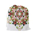 Tile Background Image Star Pattern Drawstring Pouch (XL) View2