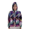 Geometric Sense Hooded Windbreaker (Women) View1