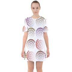 Zappwaits Artdesign Sixties Short Sleeve Mini Dress by zappwaits