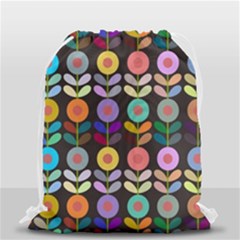 Zappwaits Flowers Drawstring Bag (small) by zappwaits