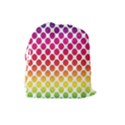 Rainbow Polka Dots Drawstring Pouch (Large) View2