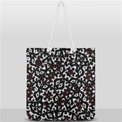 Bold Boho Ethnic Print Full Print Rope Handle Tote (large) by dflcprintsclothing