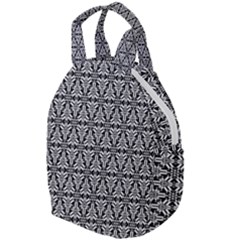 Black And White Filigree Travel Backpacks by retrotoomoderndesigns