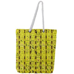 Shima Shima 1 Full Print Rope Handle Tote (large) by ArtworkByPatrick