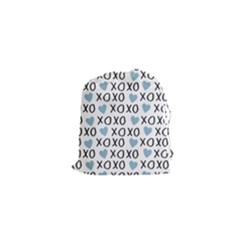 Xo Valentines Day Pattern Drawstring Pouch (xs) by Valentinaart