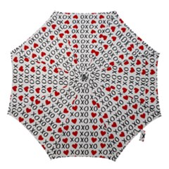 Xo Valentines Day Pattern Hook Handle Umbrellas (medium) by Valentinaart
