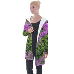 Stratford Garden Phlox Longline Hooded Cardigan by Riverwoman