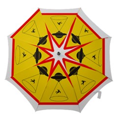Sign Road Road Sign Traffic Hook Handle Umbrellas (small) by Wegoenart