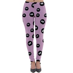 Totoro - Soot Sprites Pattern Lightweight Velour Leggings by Valentinaart