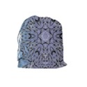 Tile Design Art Mosaic Pattern Drawstring Pouch (Large) View2