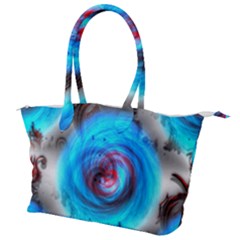Abstract Kaleidoscope Pattern Canvas Shoulder Bag by Pakrebo