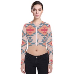 Tribal Signs 2         Zip Up Bomber Jacket by LalyLauraFLM